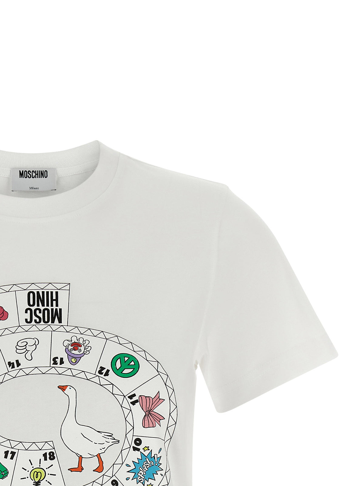 Moschino Gioco Delloca T-shirt-Topwear-[Adult]-[Female]-2022 Online Blue Zone Planet