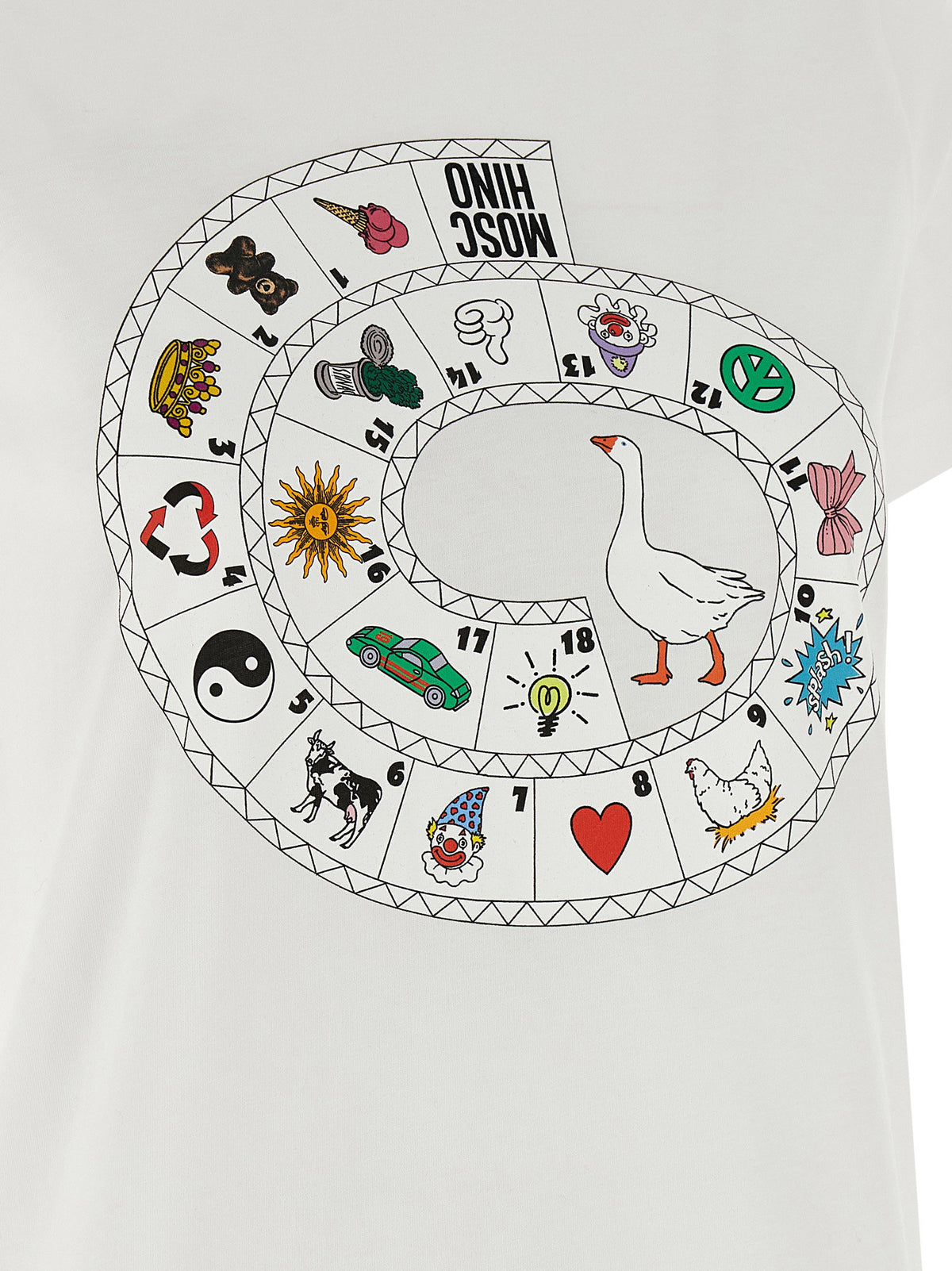 Moschino Gioco Delloca T-shirt-Topwear-[Adult]-[Female]-2022 Online Blue Zone Planet