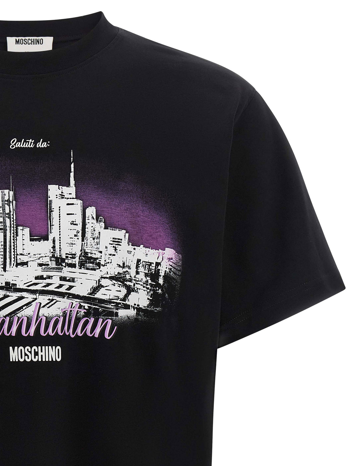 Moschino Milanhattan T-shirt-Topwear-[Adult]-[Female]-2022 Online Blue Zone Planet