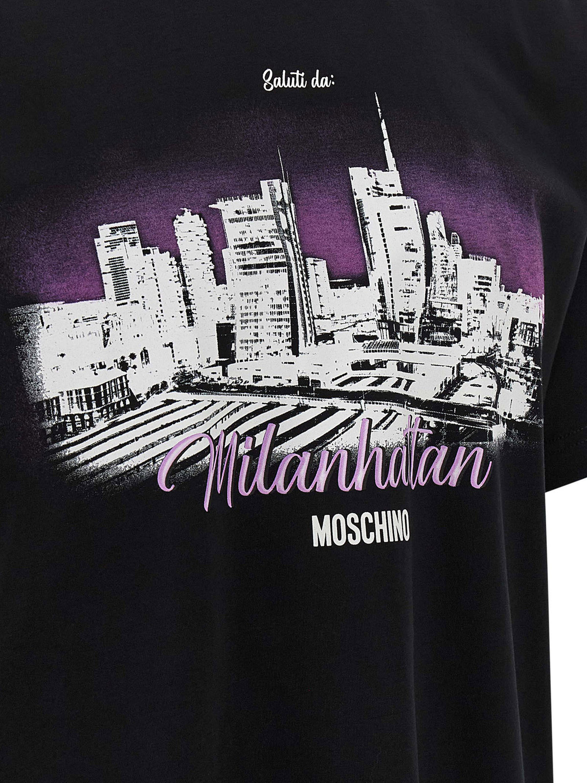 Moschino Milanhattan T-shirt-Topwear-[Adult]-[Female]-2022 Online Blue Zone Planet