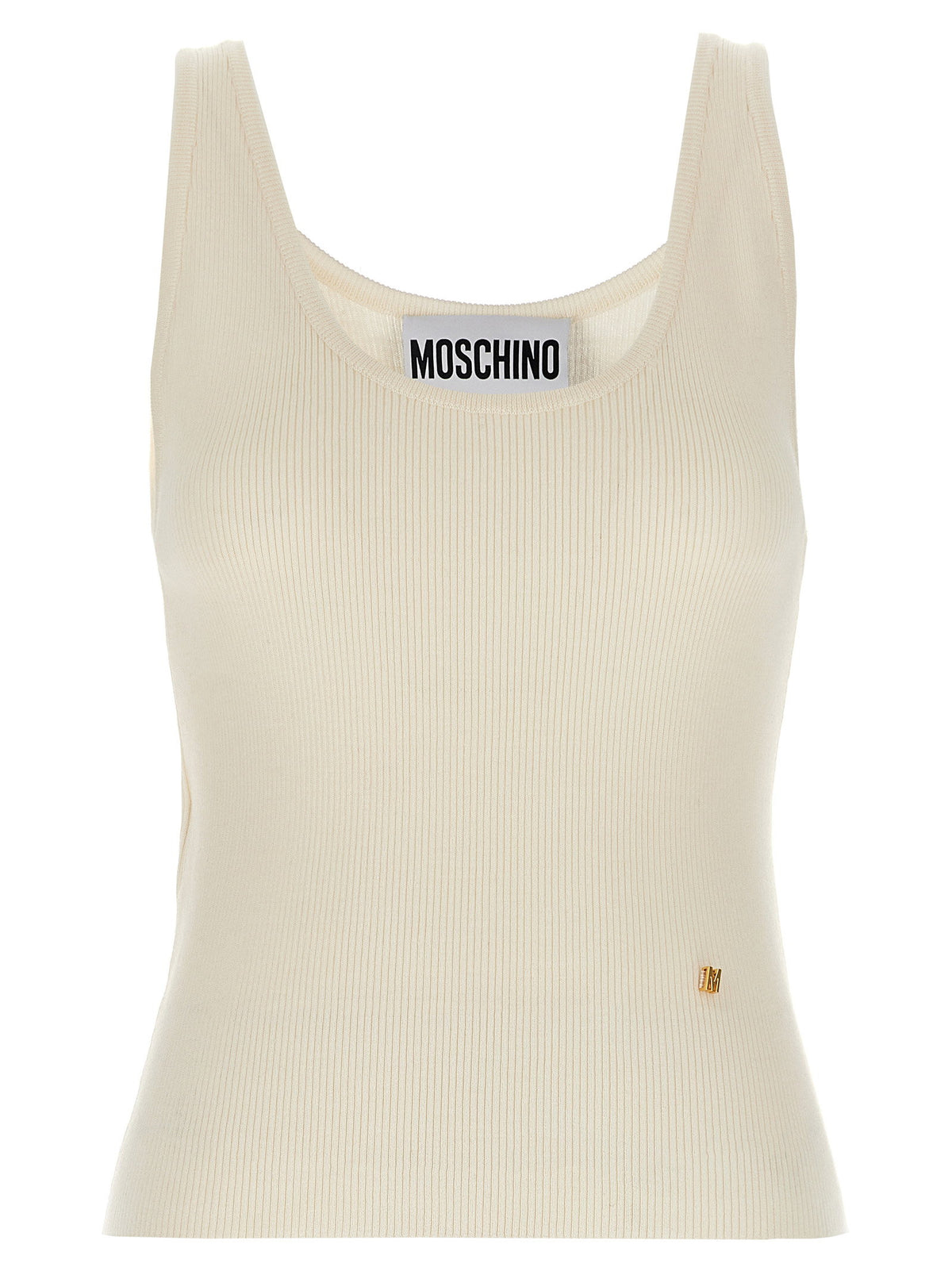 Moschino Knit Top-Topwear-[Adult]-[Female]-temp-42 IT-White-2022 Online Blue Zone Planet