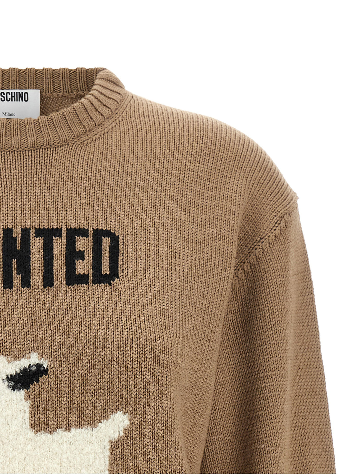 Moschino Extra Fine Merino Wool Sweater-TOPS / DRESSES-[Adult]-[Female]-2022 Online Blue Zone Planet