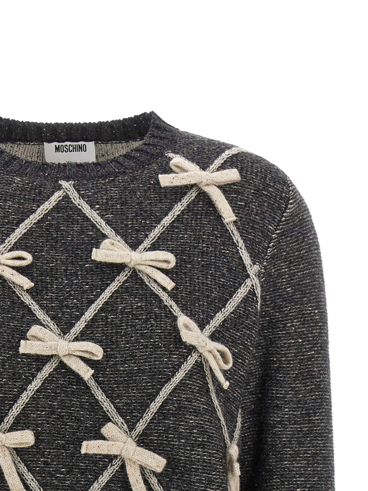 Moschino Bow Sweater-TOPS / DRESSES-[Adult]-[Female]-2022 Online Blue Zone Planet