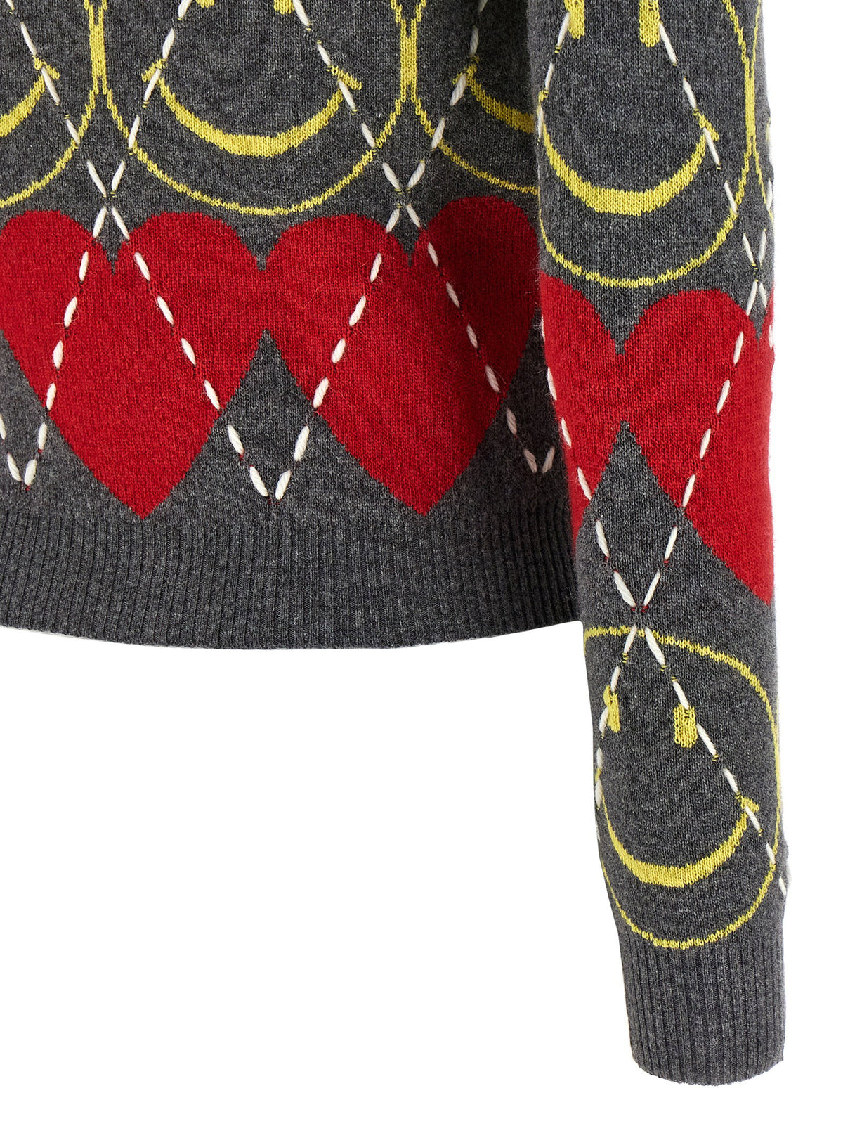 Moschino Smiley Sweater-Topwear-[Adult]-[Female]-2022 Online Blue Zone Planet