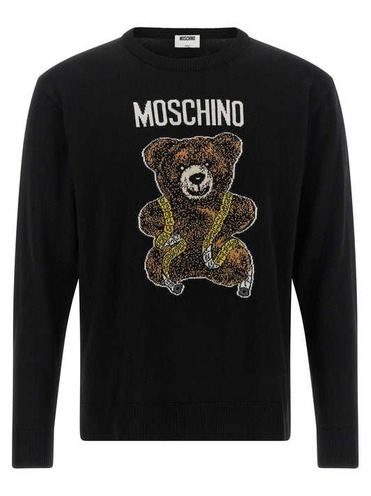 Moschino Teddy Bear Sweater-TOPS / DRESSES-[Adult]-[Female]-2022 Online Blue Zone Planet
