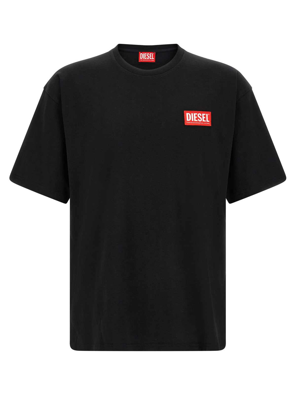 Diesel T-boxt-lab T-shirt-Topwear-[Adult]-[Female]-L-Black-2022 Online Blue Zone Planet