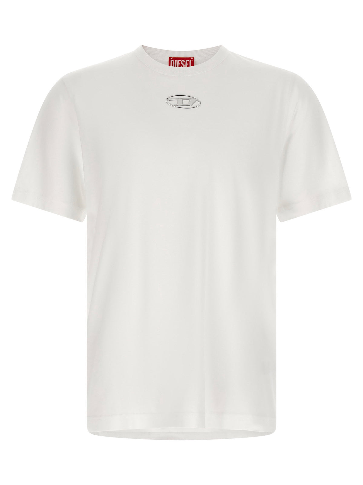 Diesel T-adjust-od T-shirt-Topwear-[Adult]-[Female]-XXL-White-2022 Online Blue Zone Planet