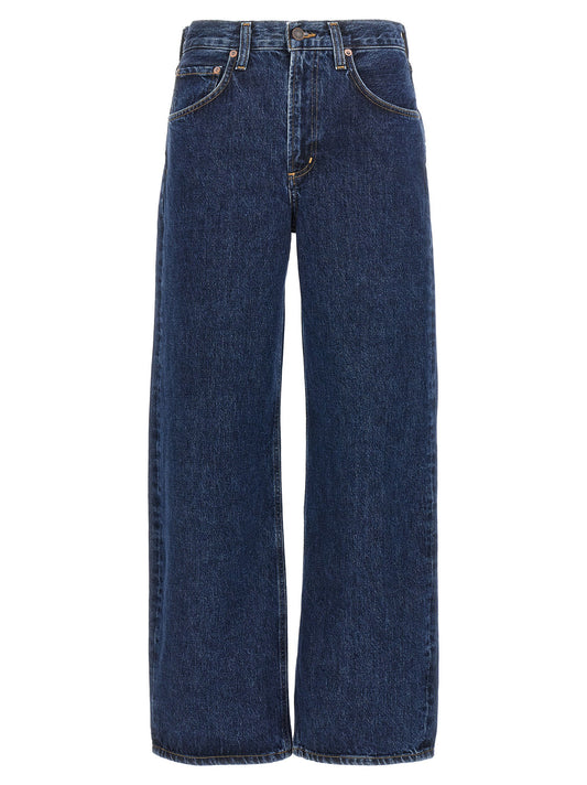 Agolde Low Curve Jeans-Jeans-[Adult]-[Female]-2022 Online Blue Zone Planet