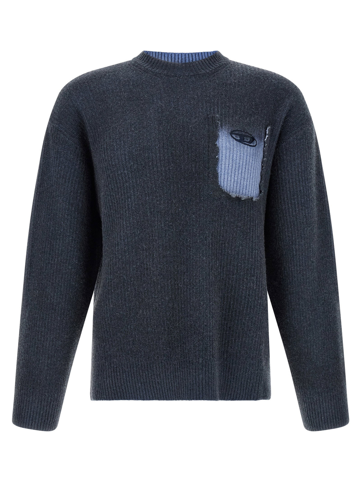 Diesel K-pickler Sweater-TOPS / DRESSES-[Adult]-[Female]-L-Blue-2022 Online Blue Zone Planet