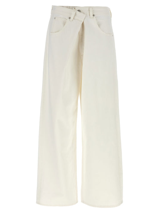 Agolde Vana Fold Jeans-Jeans-[Adult]-[Female]-2022 Online Blue Zone Planet