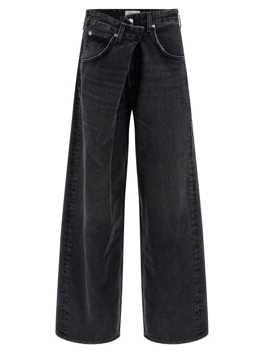 Agolde Vana Jeans-Jeans-[Adult]-[Female]-26-Black-2022 Online Blue Zone Planet
