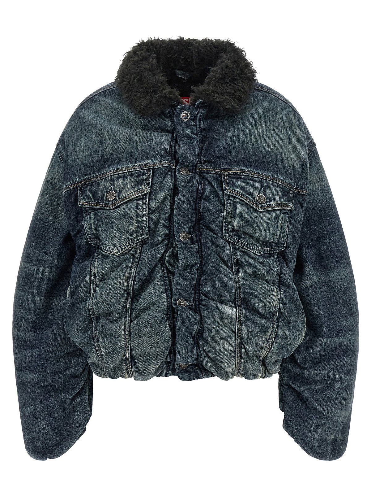 Diesel D-curly-fsj1 Jacket-Jackets-[Adult]-[Female]-L-Blue-2022 Online Blue Zone Planet