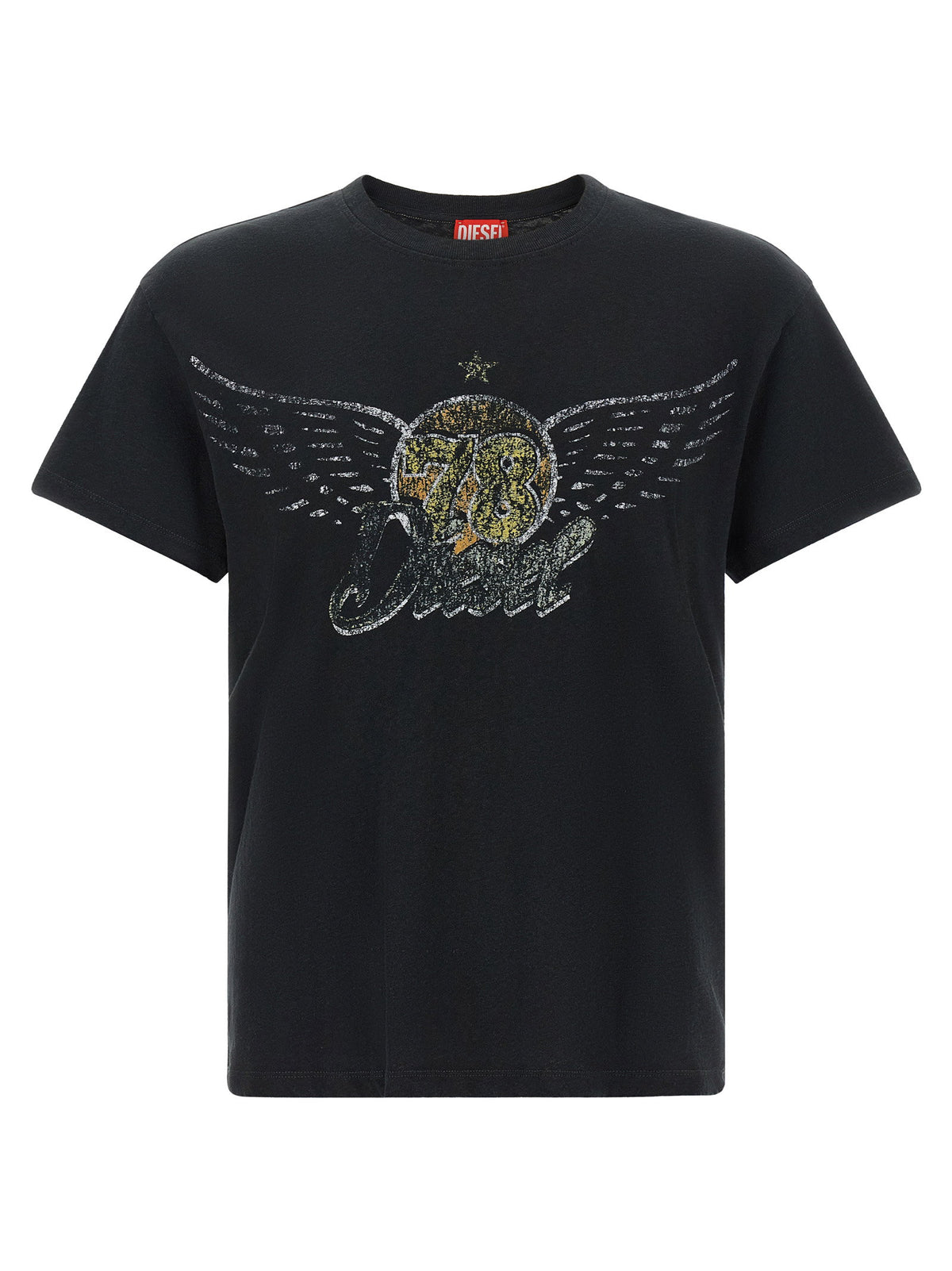 Diesel T-gerio-a T-shirt-Topwear-[Adult]-[Female]-2022 Online Blue Zone Planet
