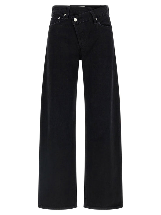 Agolde Arc Criss Cross Jeans-Jeans-[Adult]-[Female]-30-Black-2022 Online Blue Zone Planet
