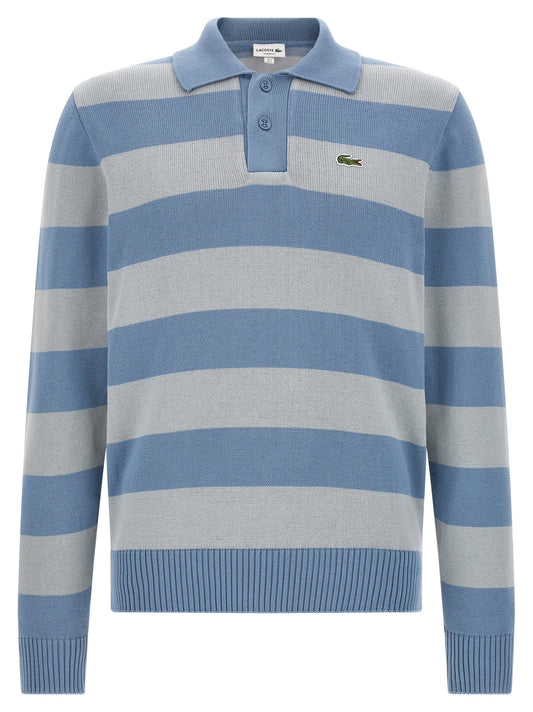 Lacoste Cotton Polo Shirt-Shirts-[Adult]-[Female]-3-Light blue-2022 Online Blue Zone Planet