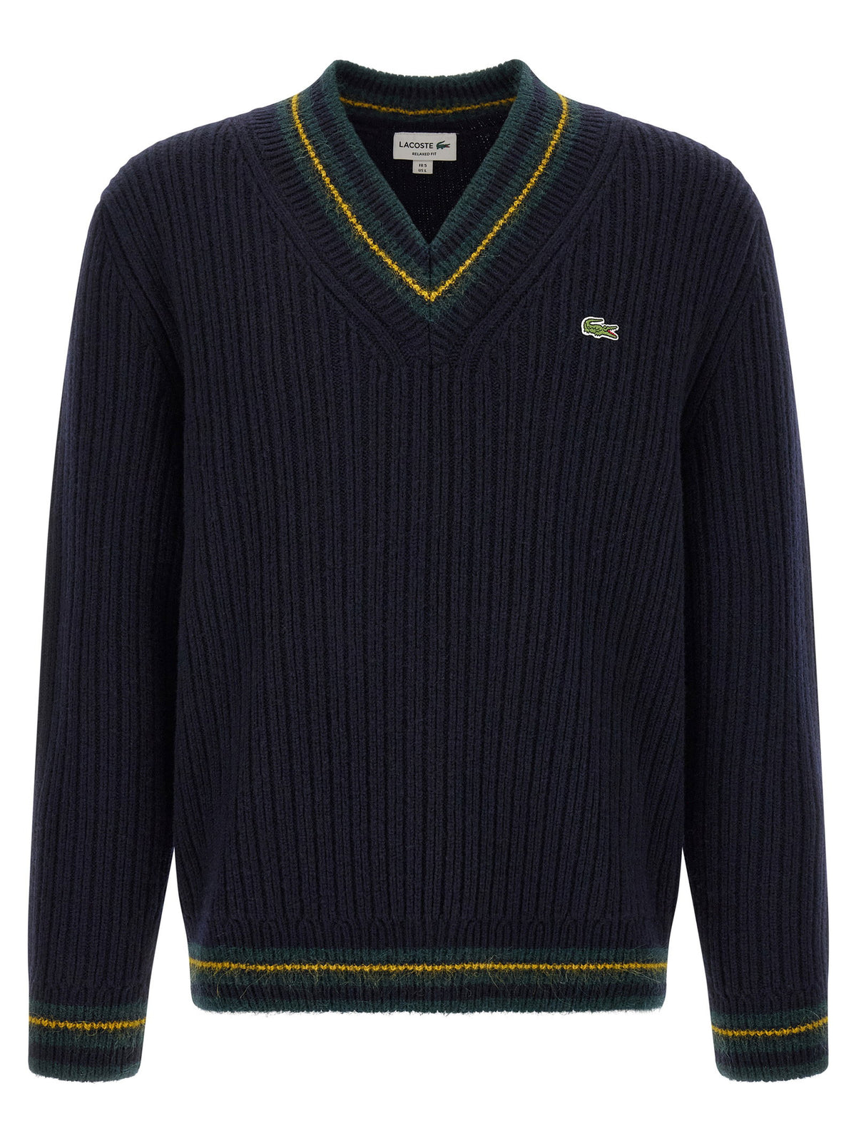 Lacoste Blue V-neck Sweater