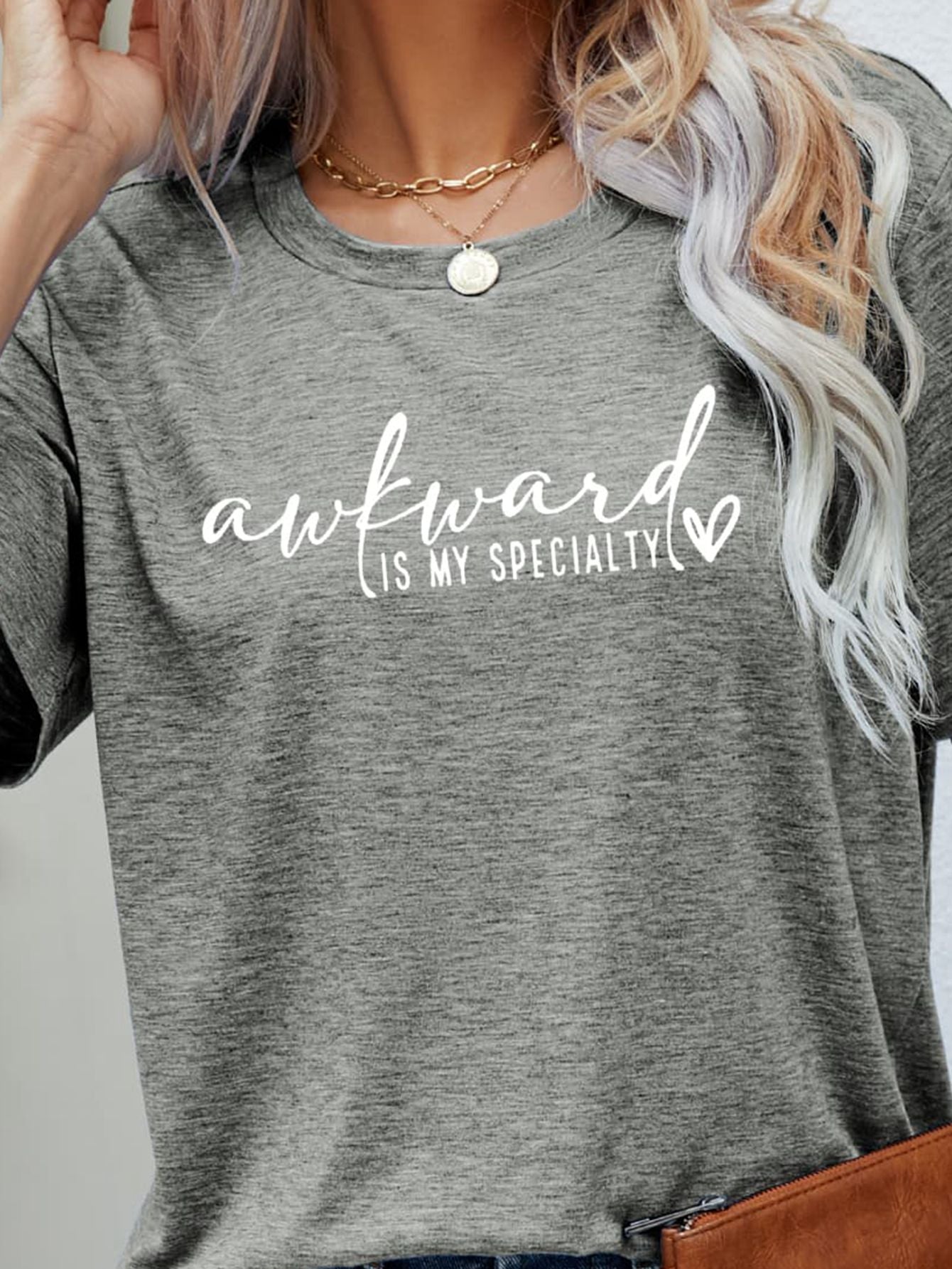 AWKWARD IS MY SPECIALTY Graphic Tee BLUE ZONE PLANET