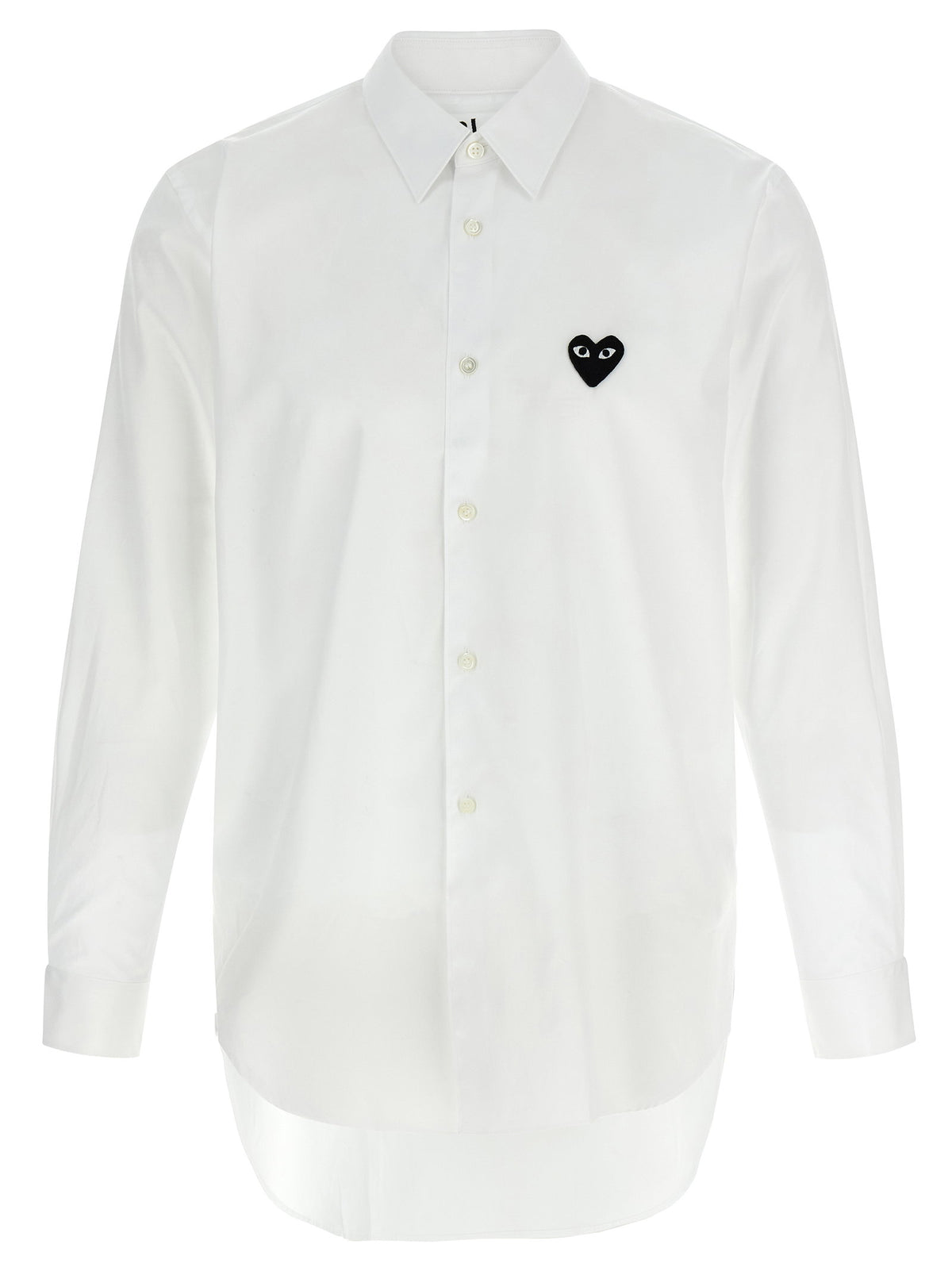 Comme Des Garçons Play Black Heart Shirt-Shirts-[Adult]-[Female]-XXL-White-2022 Online Blue Zone Planet