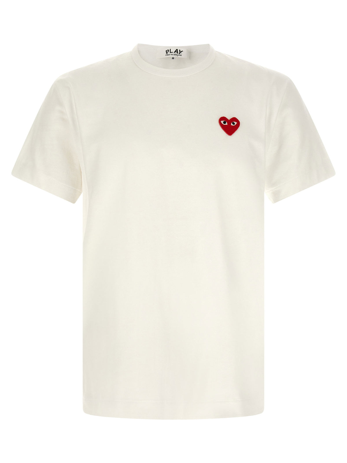 Comme Des Garçons Play Heart Patch T-shirt-Topwear-[Adult]-[Female]-2022 Online Blue Zone Planet
