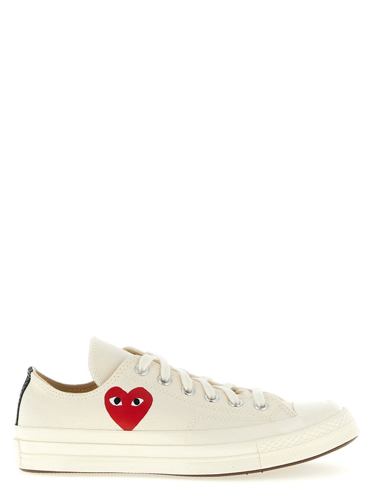 Comme Des Garçons Play Comme Des Garçons Sneakers Play X Converse-Sneakers-[Adult]-[Female]-9-White-2022 Online Blue Zone Planet