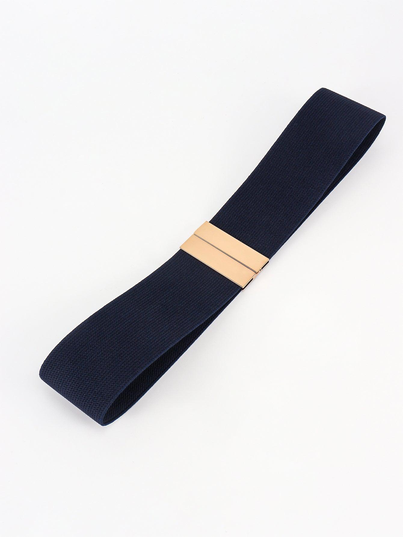 Alloy Buckle Elastic Belt BLUE ZONE PLANET