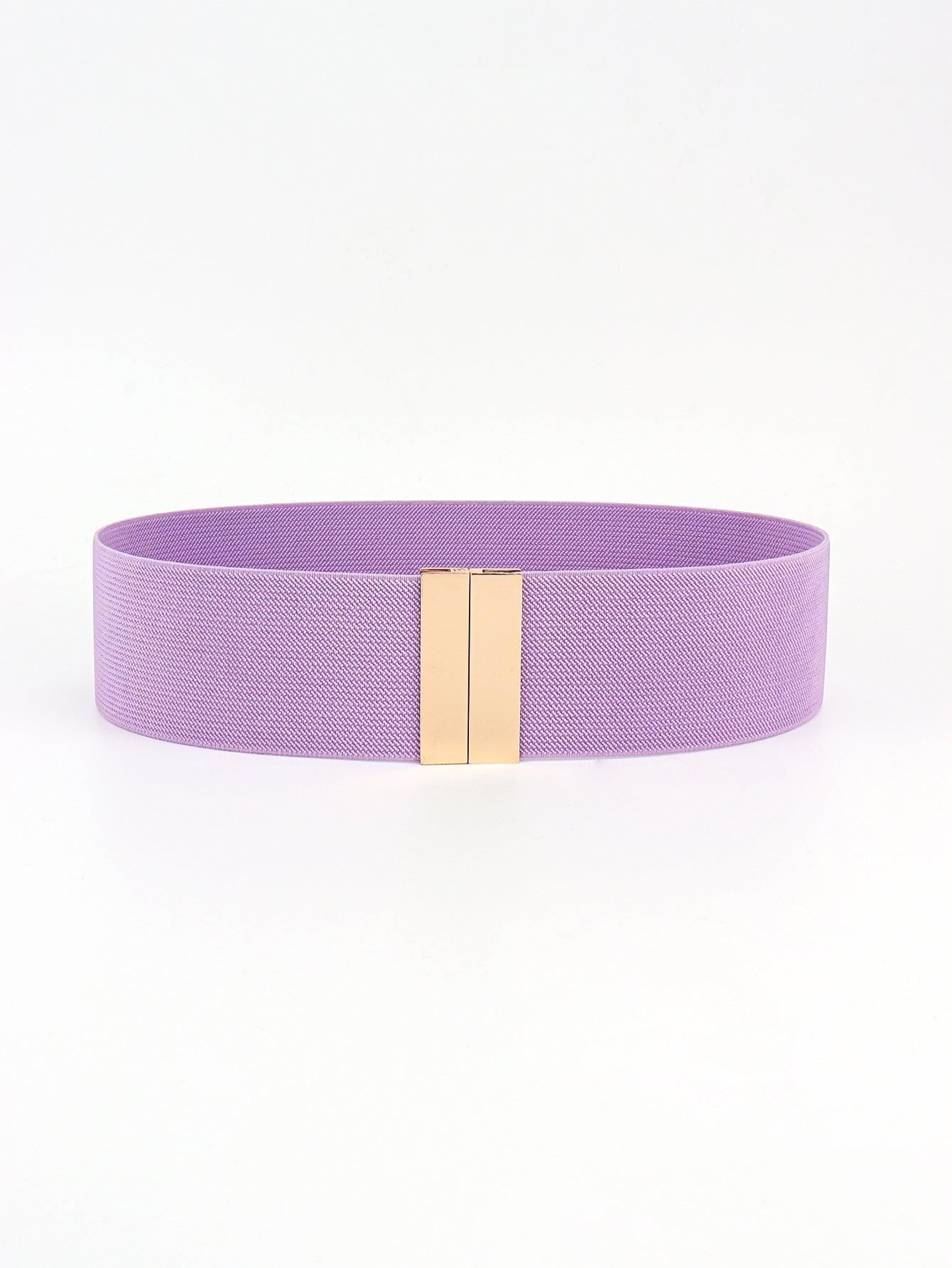 Alloy Buckle Elastic Belt BLUE ZONE PLANET