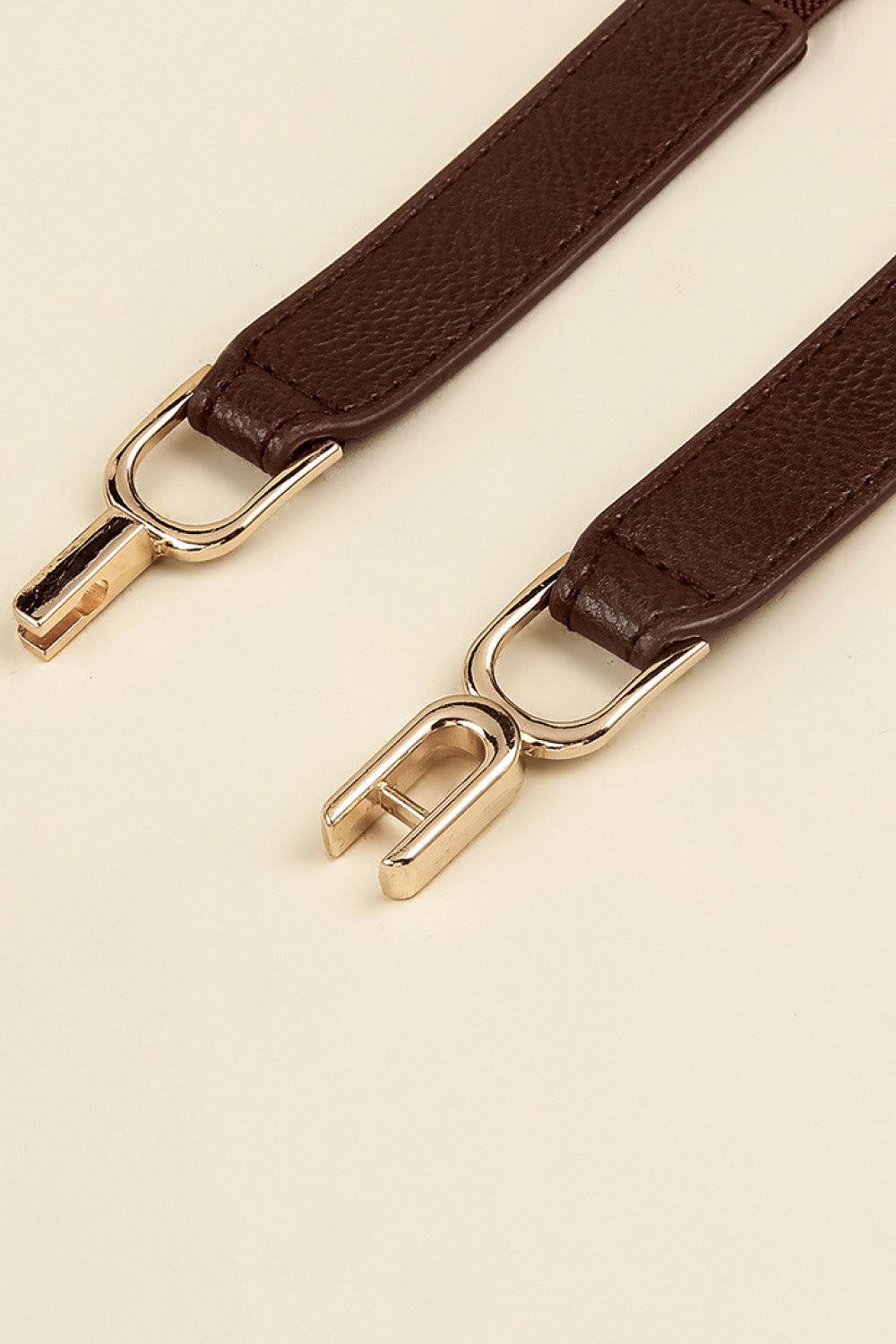 Alloy Buckle Elastic Belt BLUE ZONE PLANET