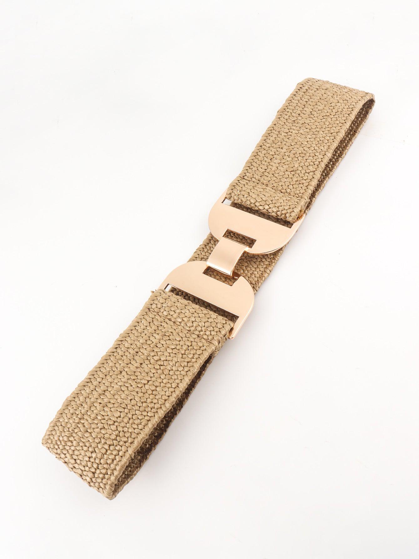 Alloy Buckle Elastic Belt BLUE ZONE PLANET