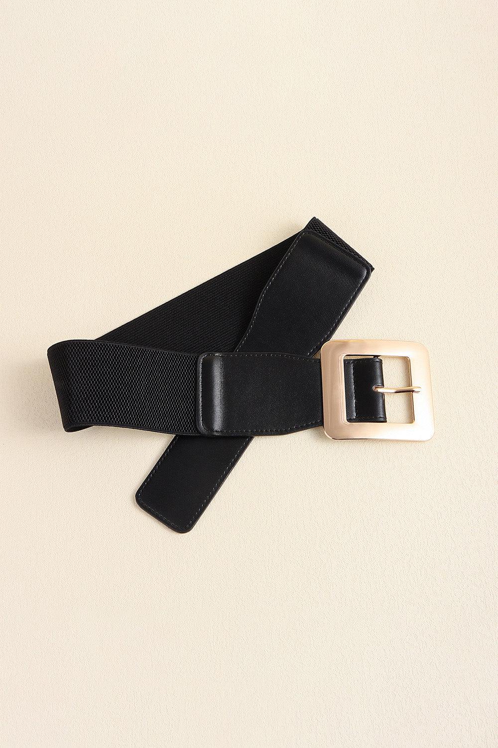 Alloy Buckle PU Leather Belt BLUE ZONE PLANET