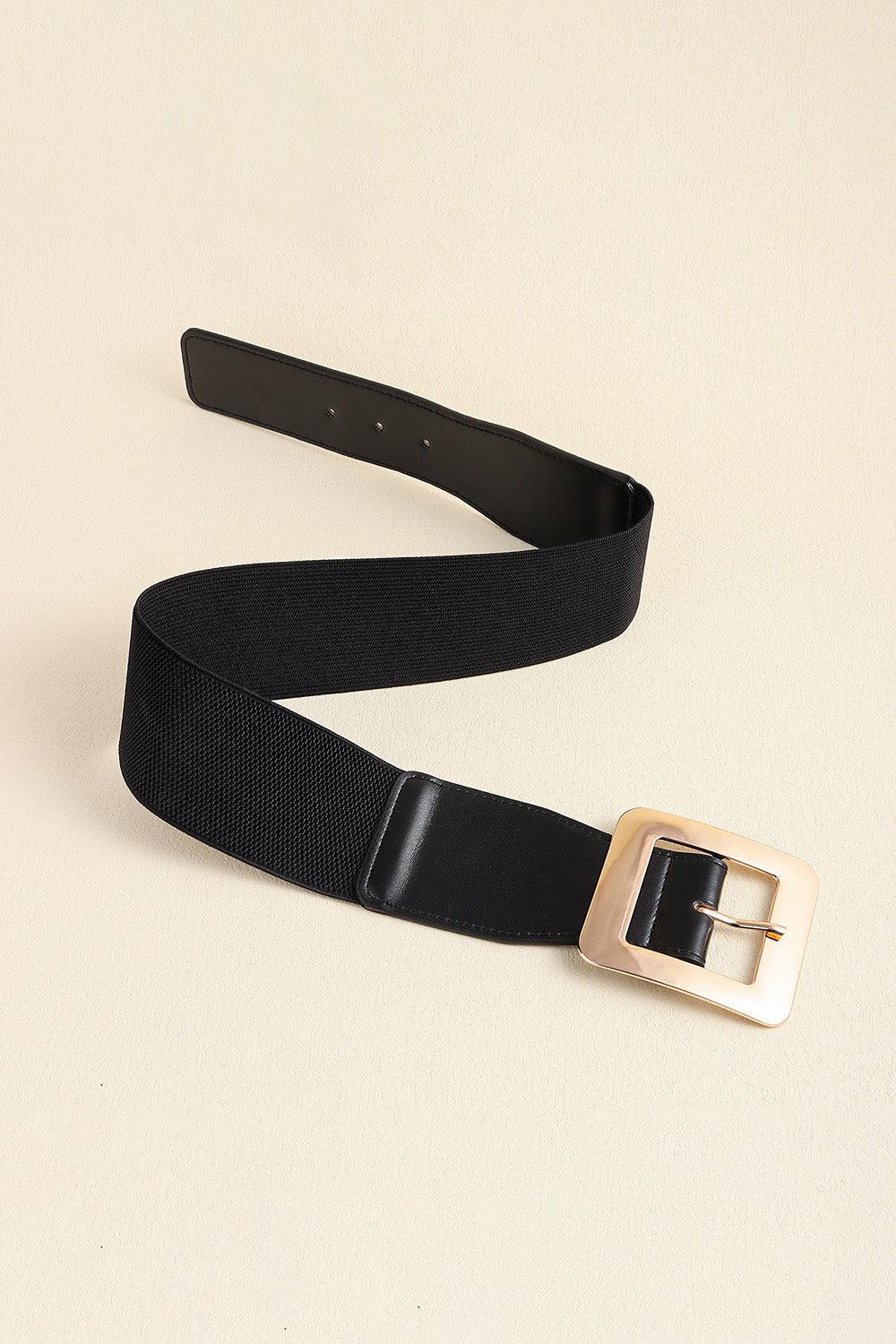 Alloy Buckle PU Leather Belt BLUE ZONE PLANET
