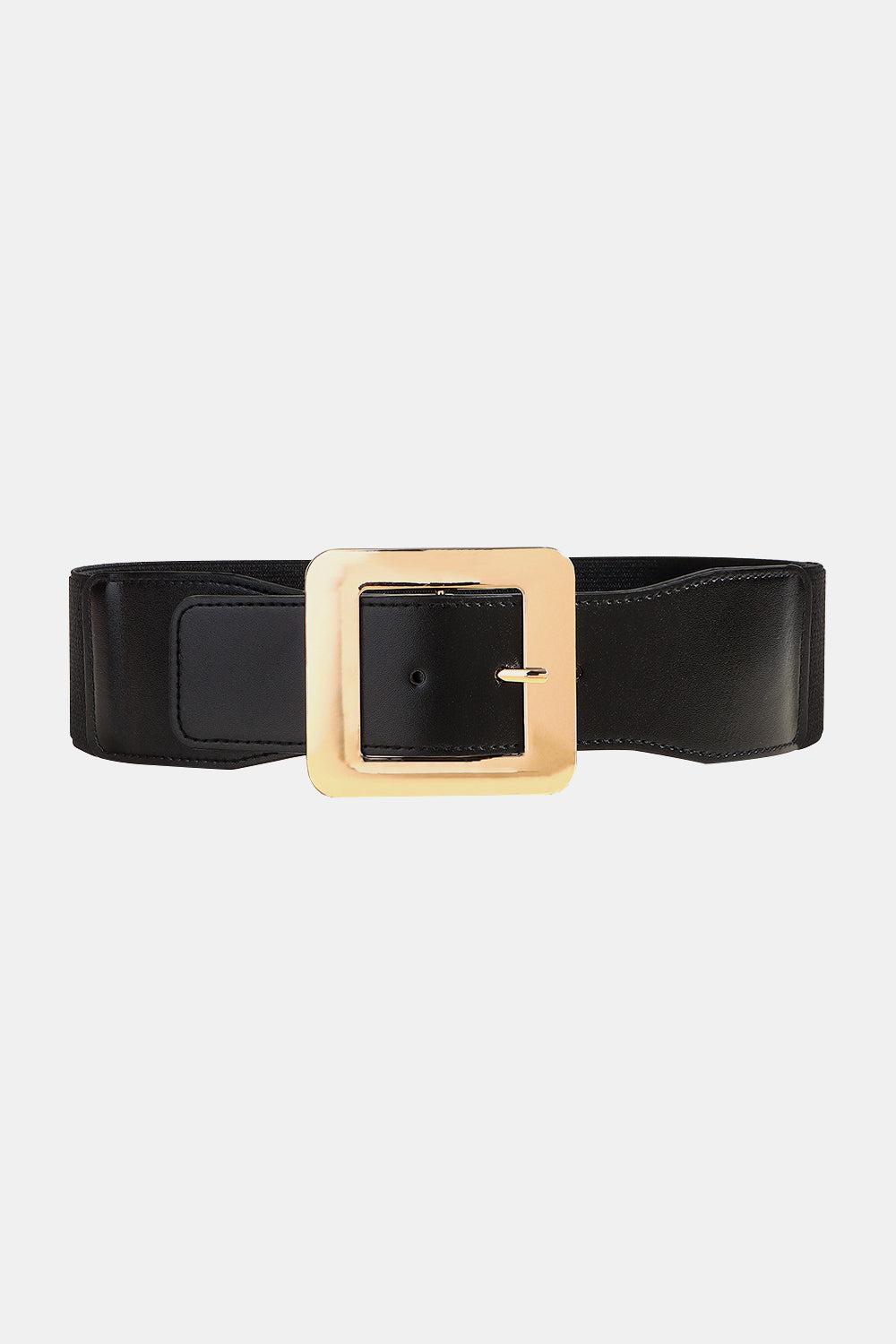 Alloy Buckle PU Leather Belt BLUE ZONE PLANET