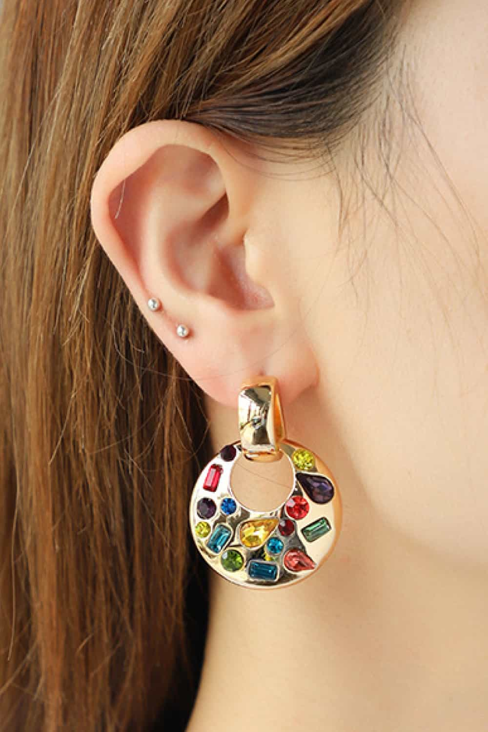 Alloy Dangle Earrings BLUE ZONE PLANET