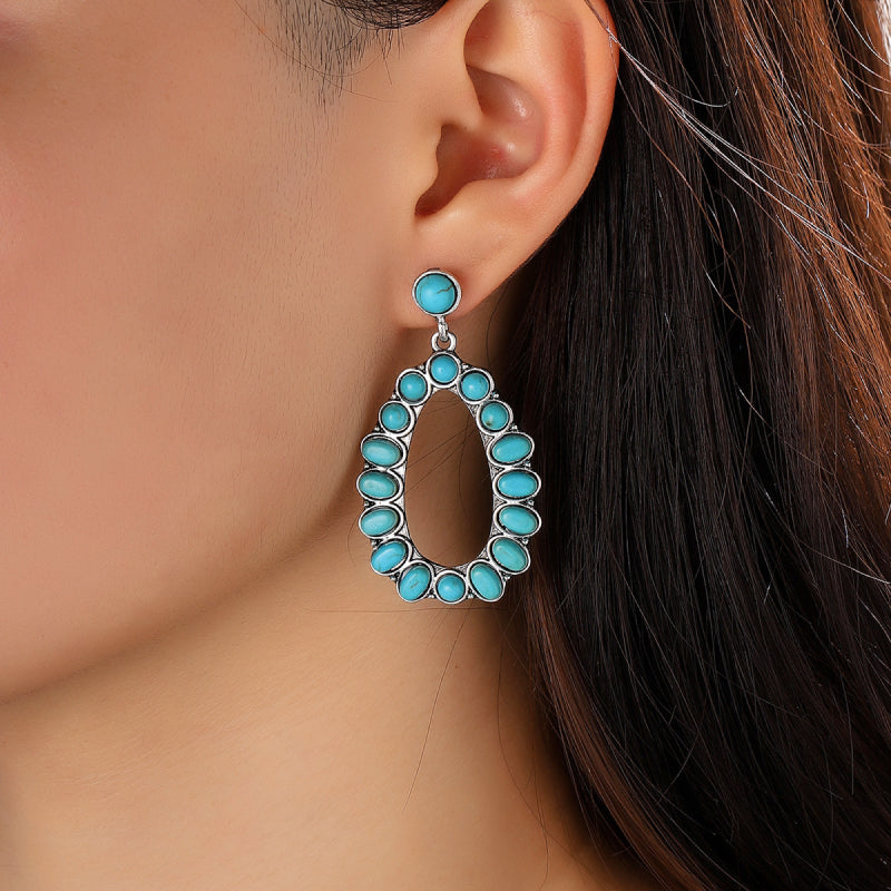 Artificial Turquoise Earrings BLUE ZONE PLANET