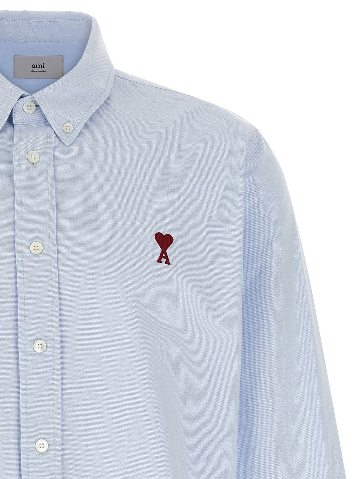 Ami Paris Ami De Coeur Shirt-Shirts-[Adult]-[Female]-2022 Online Blue Zone Planet