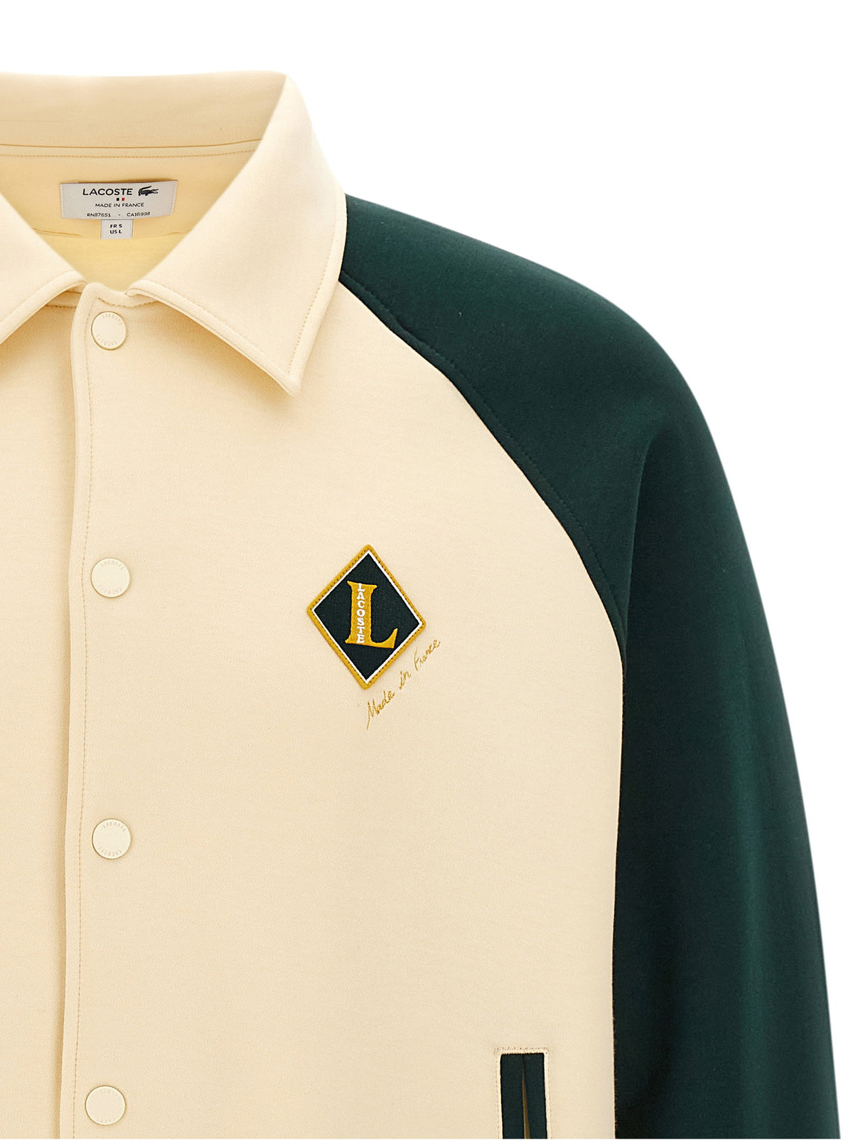 Lacoste Varsity Badge Jacket-Jackets-[Adult]-[Female]-2022 Online Blue Zone Planet