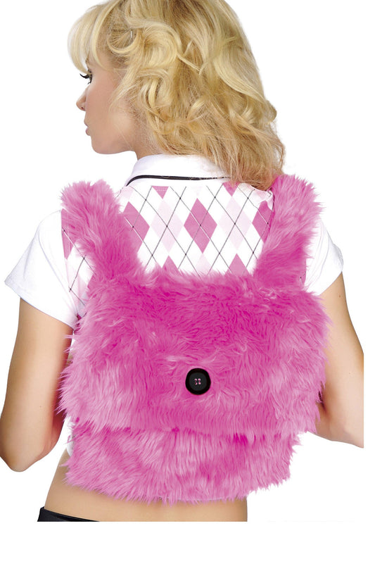 5 Fur Back Pack Costume-Blowout Sale,Accessories-[Adult]-[Female]-Hot Pink-2022 Online Blue Zone Planet