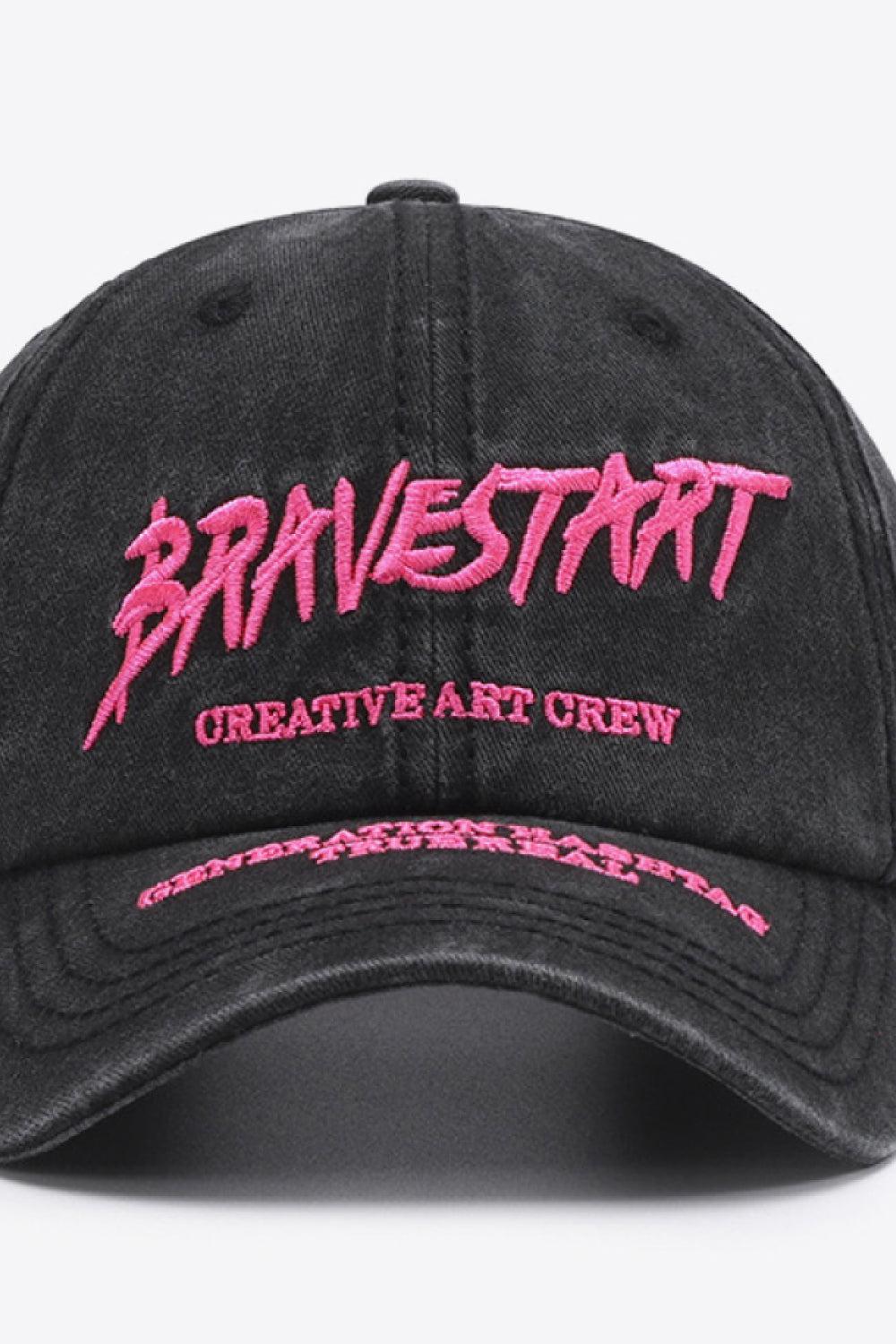 BRAVE START Graphic Baseball Cap BLUE ZONE PLANET