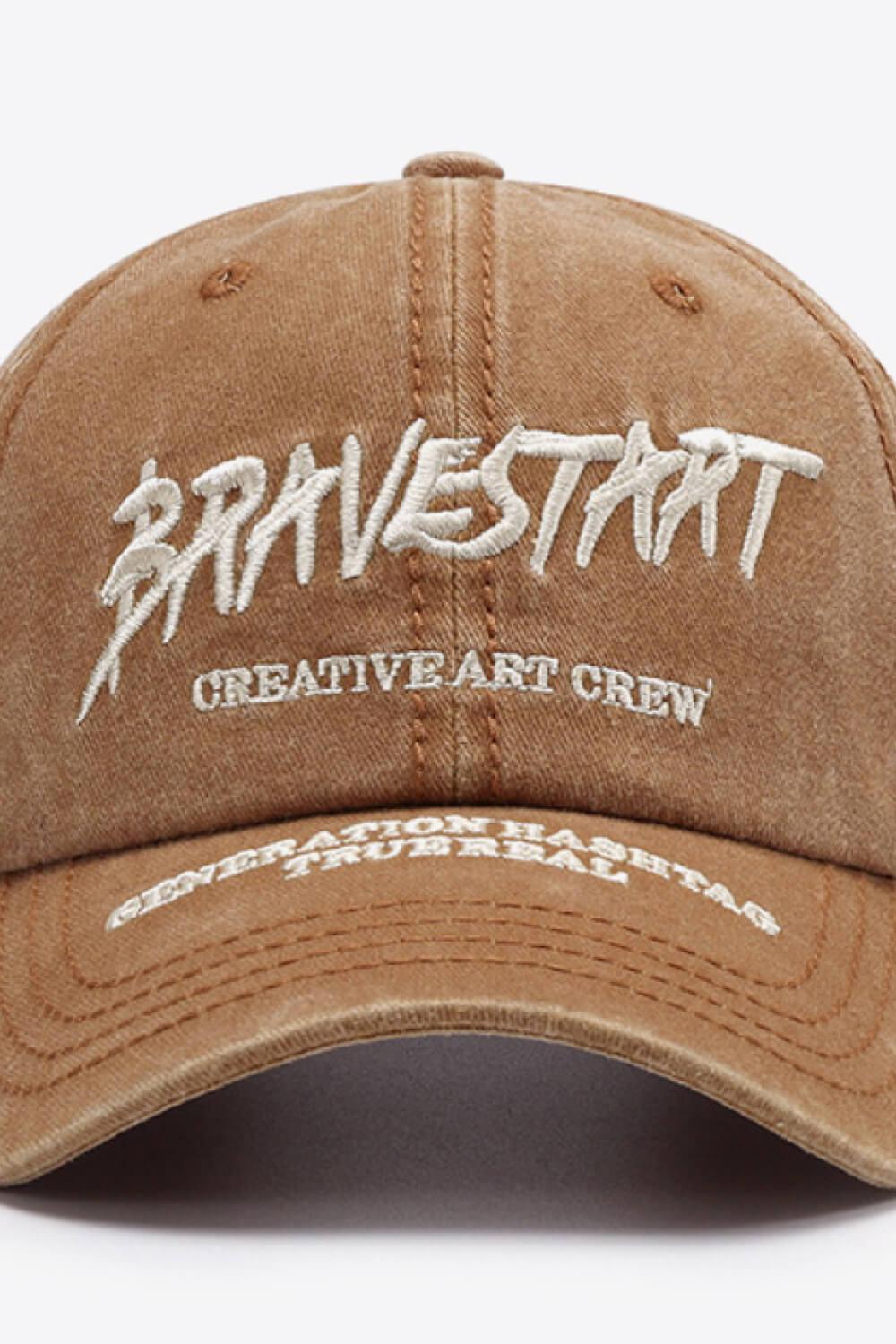 BRAVE START Graphic Baseball Cap BLUE ZONE PLANET