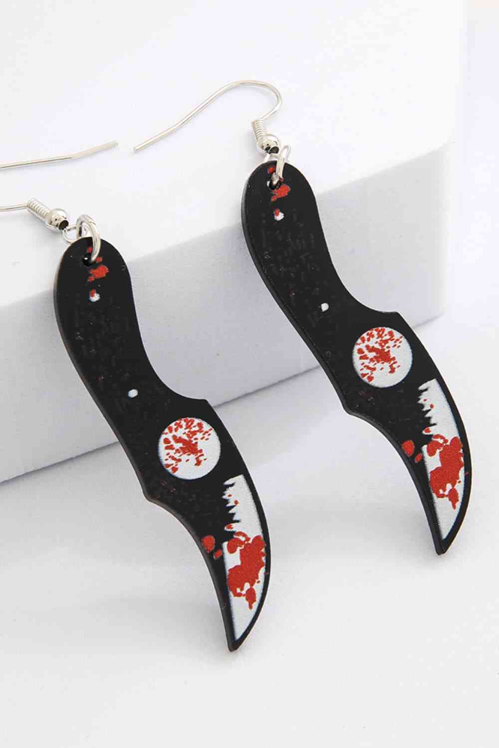 Bloody Horror Drop Earrings BLUE ZONE PLANET