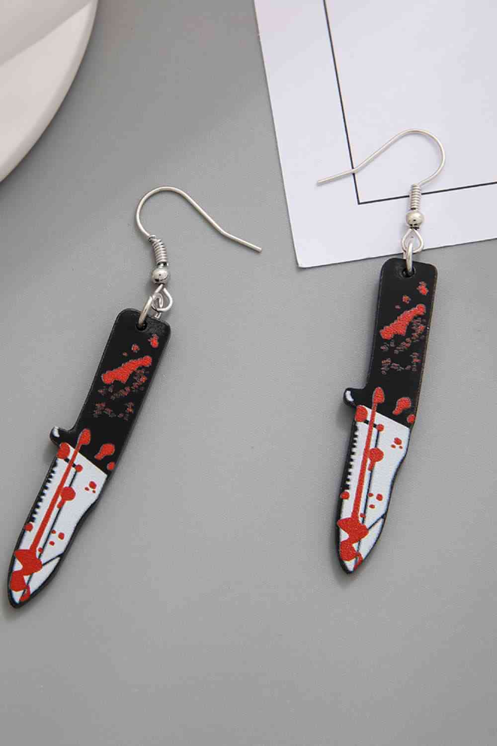 Bloody Horror Drop Earrings BLUE ZONE PLANET