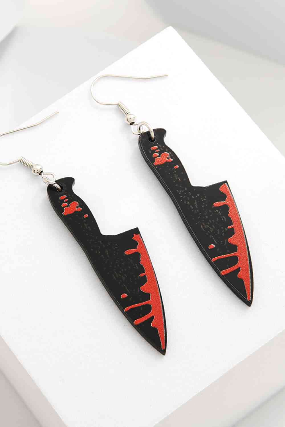 Bloody Horror Drop Earrings BLUE ZONE PLANET