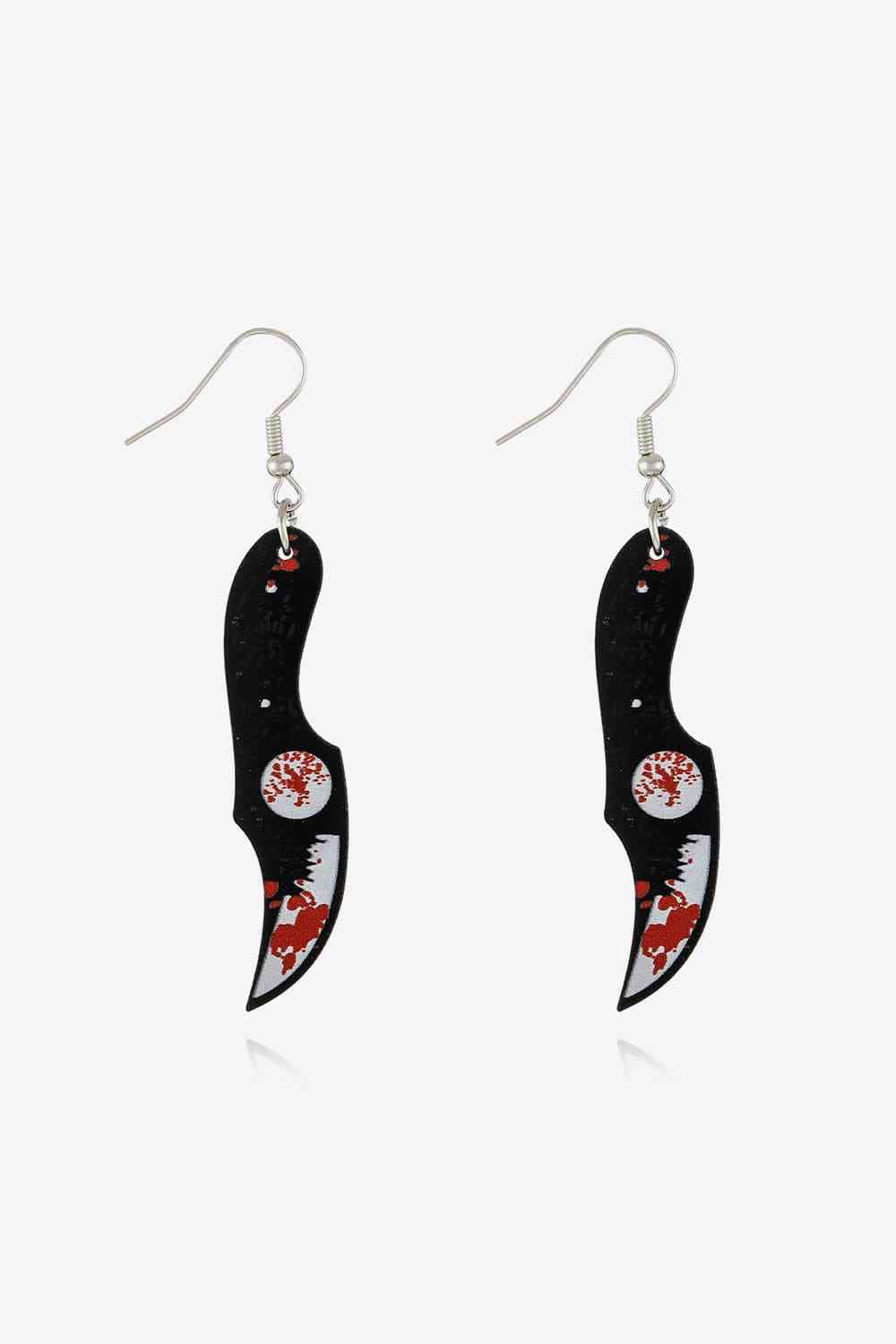 Bloody Horror Drop Earrings BLUE ZONE PLANET