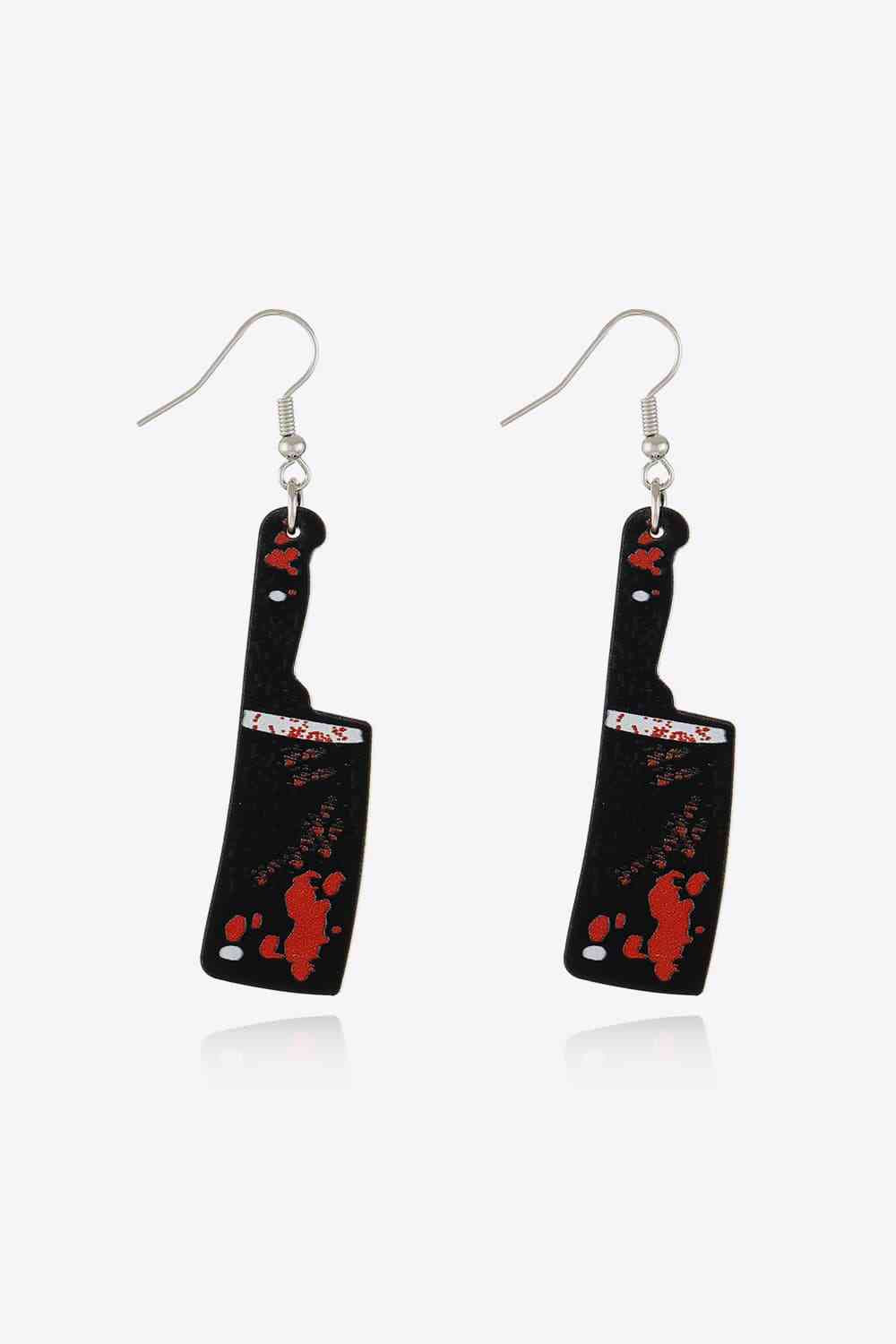 Bloody Horror Drop Earrings BLUE ZONE PLANET