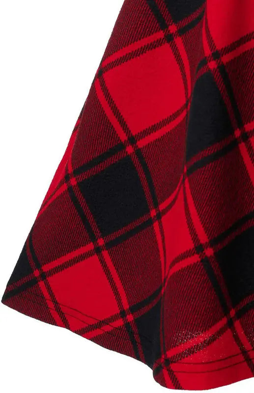 Blue Zone Planet |  Giselle's A-Line Plaid Print Mini Skirt BLUE ZONE PLANET