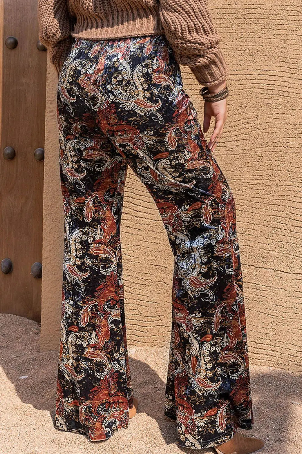 Blue Zone Planet |  Plus Size Printed Wide Leg Long Pants BLUE ZONE PLANET