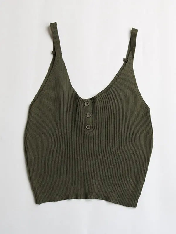 Blue Zone Planet |  Raven's Cropped Crop Top Solid Color Camisole Babes BLUE ZONE PLANET