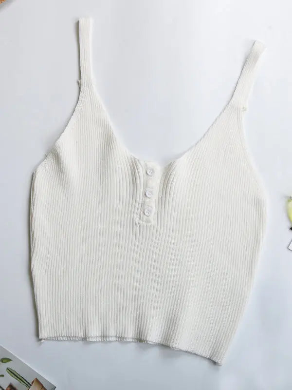 Blue Zone Planet |  Raven's Cropped Crop Top Solid Color Camisole Babes BLUE ZONE PLANET