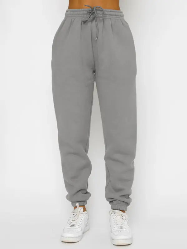 Blue Zone Planet |  Solid Color Round able Collar Pullover Long Sleeve Trousers Sweater Suit BLUE ZONE PLANET