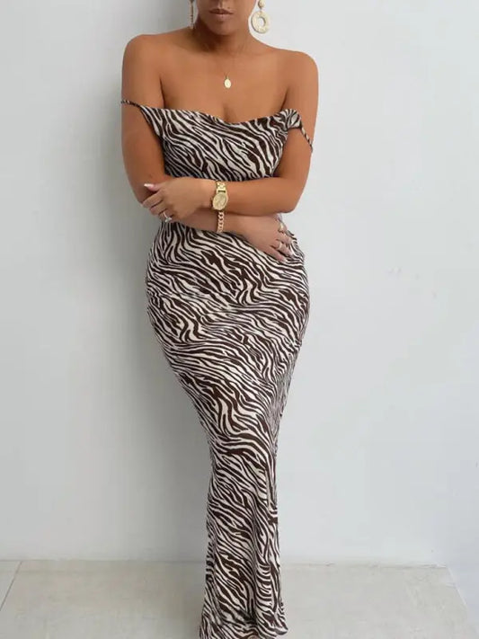 Blue Zone Planet |  sling zebra print sling bag hip dress BLUE ZONE PLANET