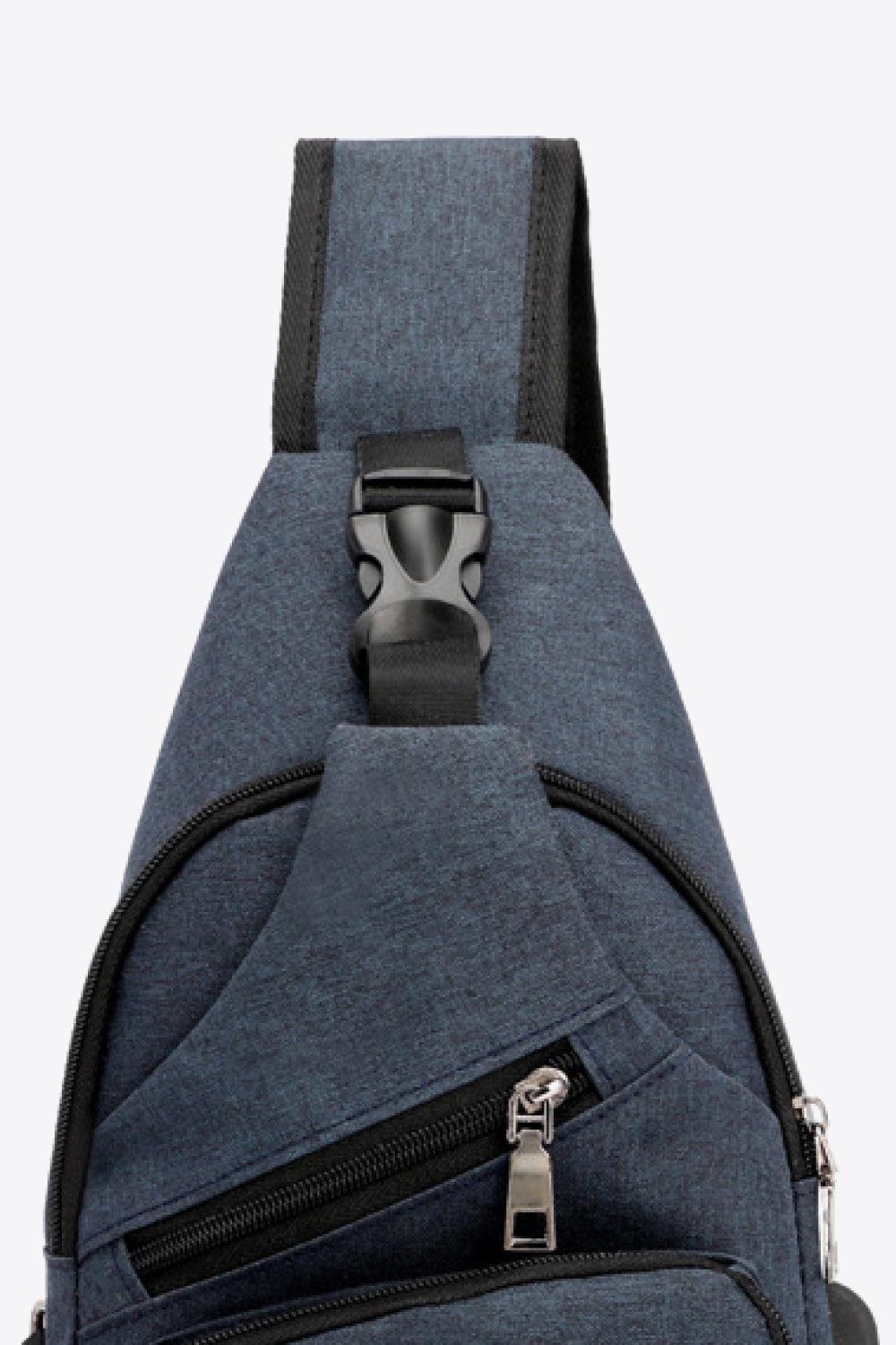 Buckle Oxford Sling Bag BLUE ZONE PLANET